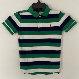 Polo Ralph Lauren Striped Polo Blue, green, white